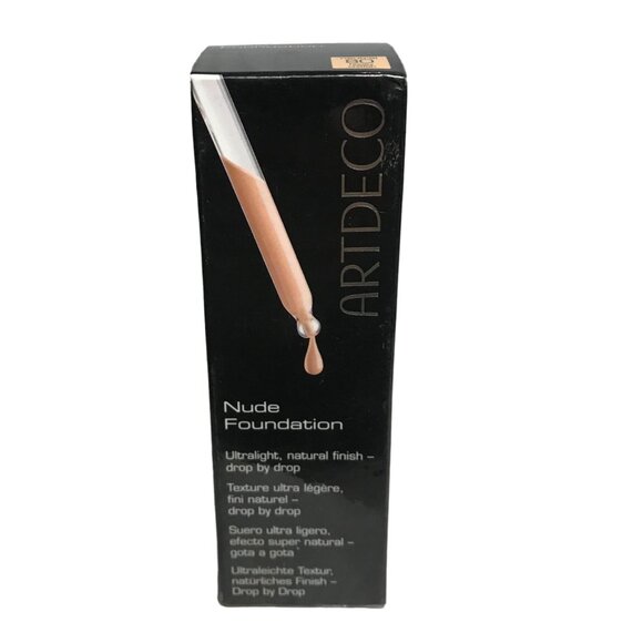 ARTDECO Nude Foundation #90 Tan Chiffon Dropper Bottle Ultralight Natural Look - Picture 3 of 6